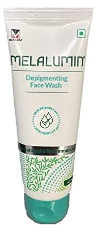 Melalumin Depigmenting Face Wash 60ml - Brightening & Even Skin Tone Cleanser for Dark Spots & Hyperpigmentation | Gentle Daily Use for Glowing Skin | Pack of 1