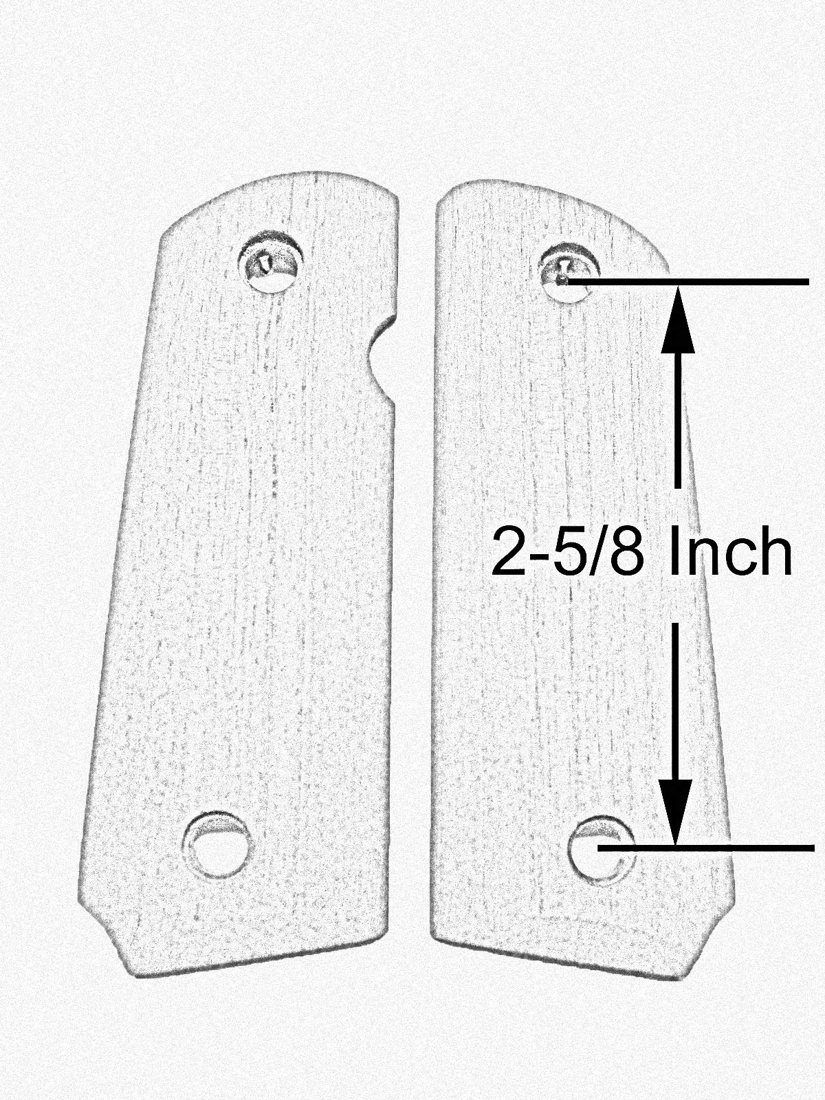 Premium Maple Grip Tape for COMPACT 1911 Pistols - Engraved Textured Non-Slip Handle - Perfect for Concealed Carry & Competitive Shooting