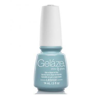 China Glaze Gelaze Nail Polish - For Audrey 0.5 oz #81625 - Long-Lasting Gel-Like Shine for Manicures & Pedicures
