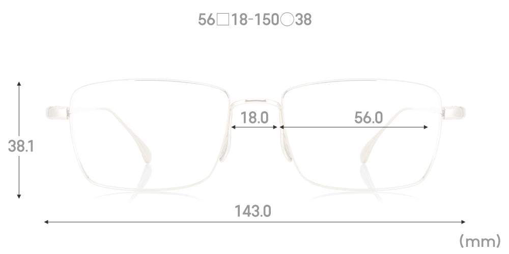JINS SABAE IPPITSU BIG SQUARE 95 - Stylish & Comfortable Square Eyeglasses for Men & Women - Perfect for Work, Reading & Everyday Fashion