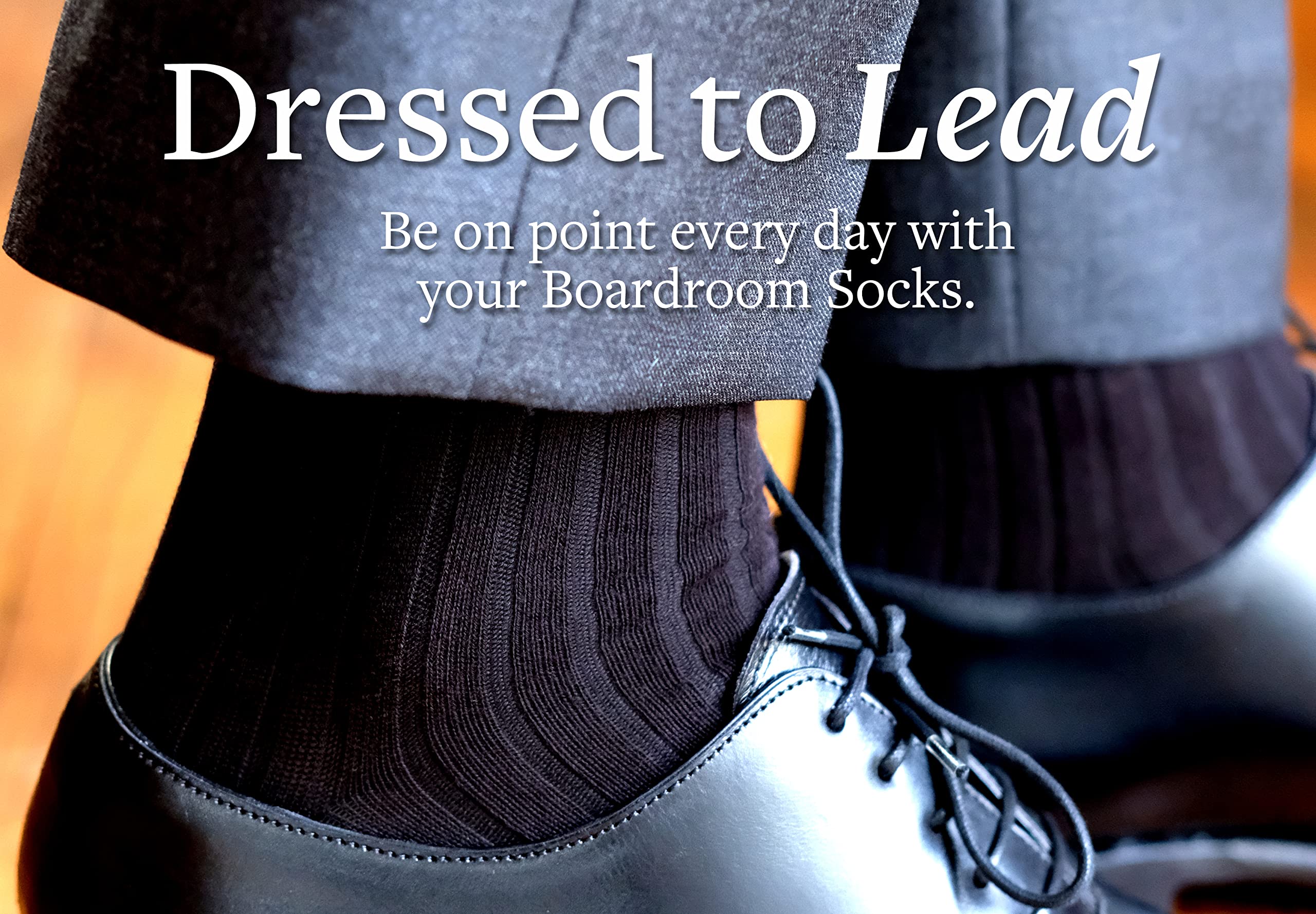 Premium Cotton Dress Socks for Men - Knee High Over The Calf Formal Socks | Breathable & Comfortable Business & Wedding Attire Socks by Boardroom Socks | Perfect for Office, Formal Events & Professional Occasions