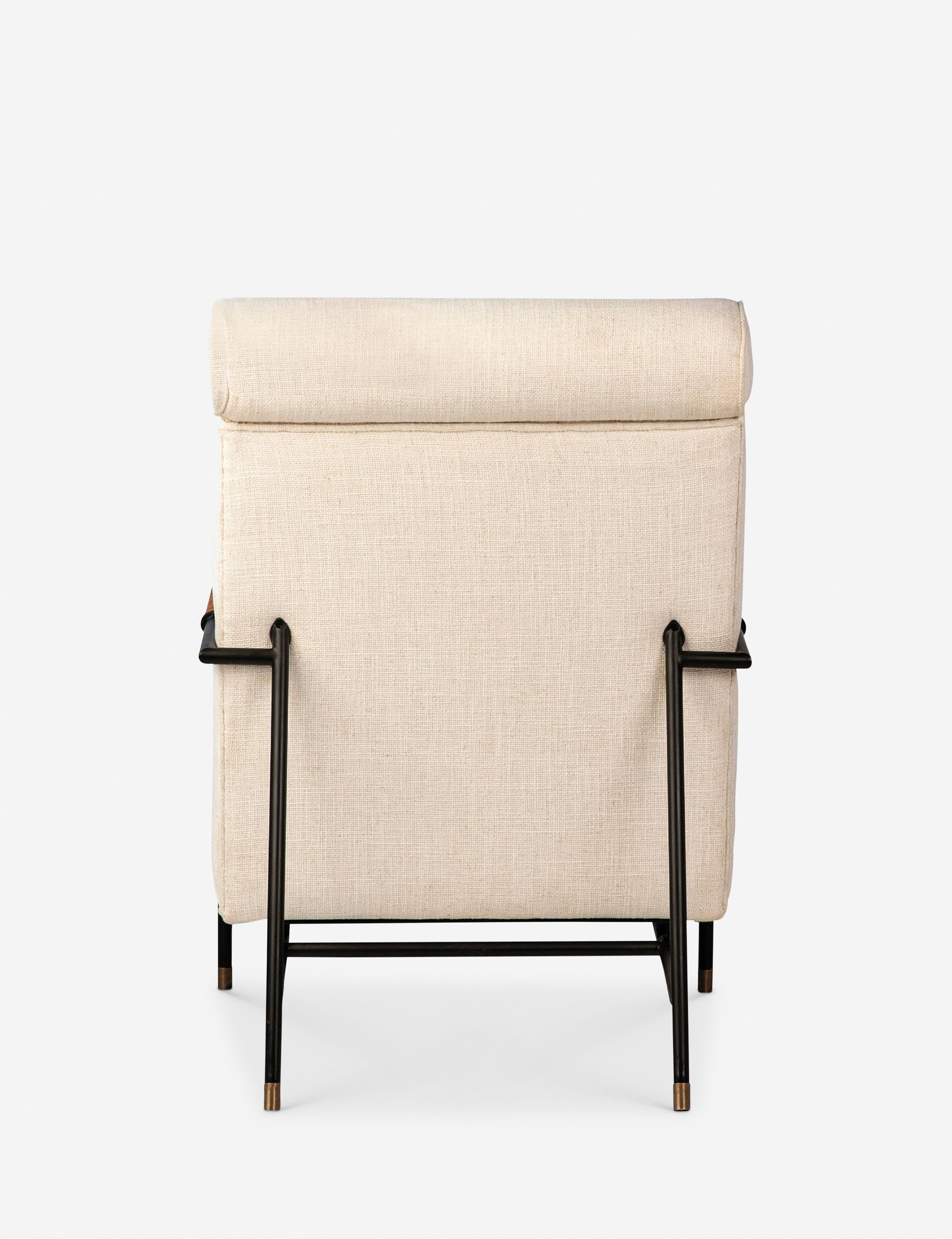 Blackburn Accent Chair - Modern Upholstered Lounge Chair for Living Room, Bedroom & Office - Comfortable Single Seater with Sturdy Metal Legs - Perfect for Reading Nook, Guest Room or Apartment Decor