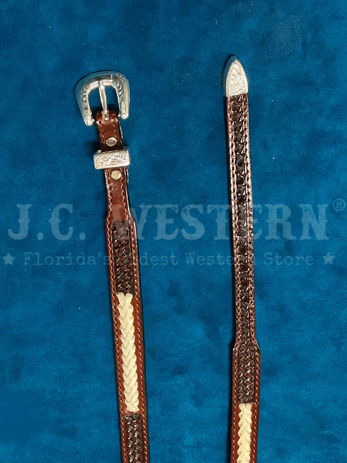 Fashionwest LC 29 BR Genuine Leather Hatband for Cowboy Hats - Premium Brown Western Accessory for Rodeo, Country Music Festivals & Outdoor Events