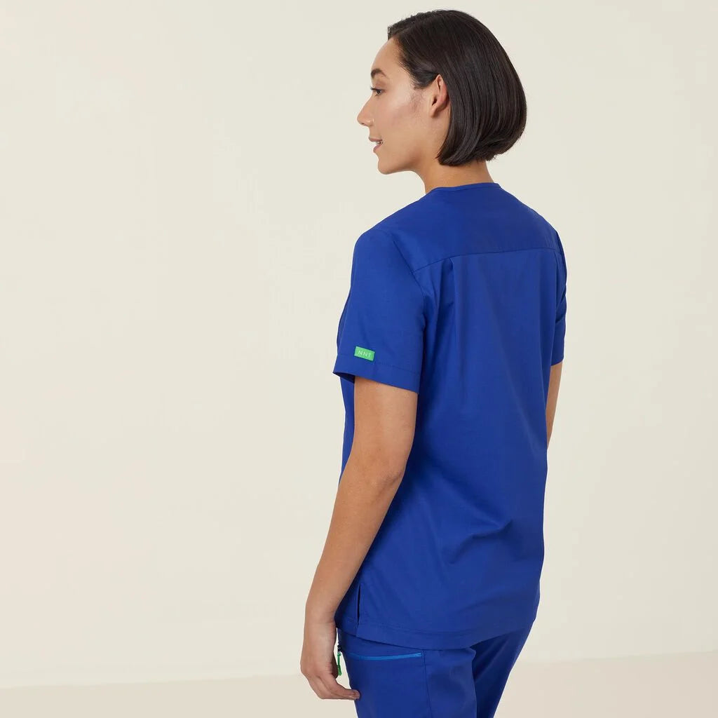 Next Generation Antibacterial Active Florence Scrub Top - Breathable Medical Uniform for Nurses & Healthcare Professionals - Perfect for Hospitals, Clinics & Long Shifts