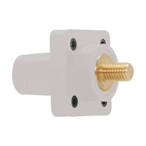 Crouse Hinds J Series E1016 Threaded Post Receptacle - Panel Mount CAM Lok Connector for Industrial Electrical Panels & Power Distribution