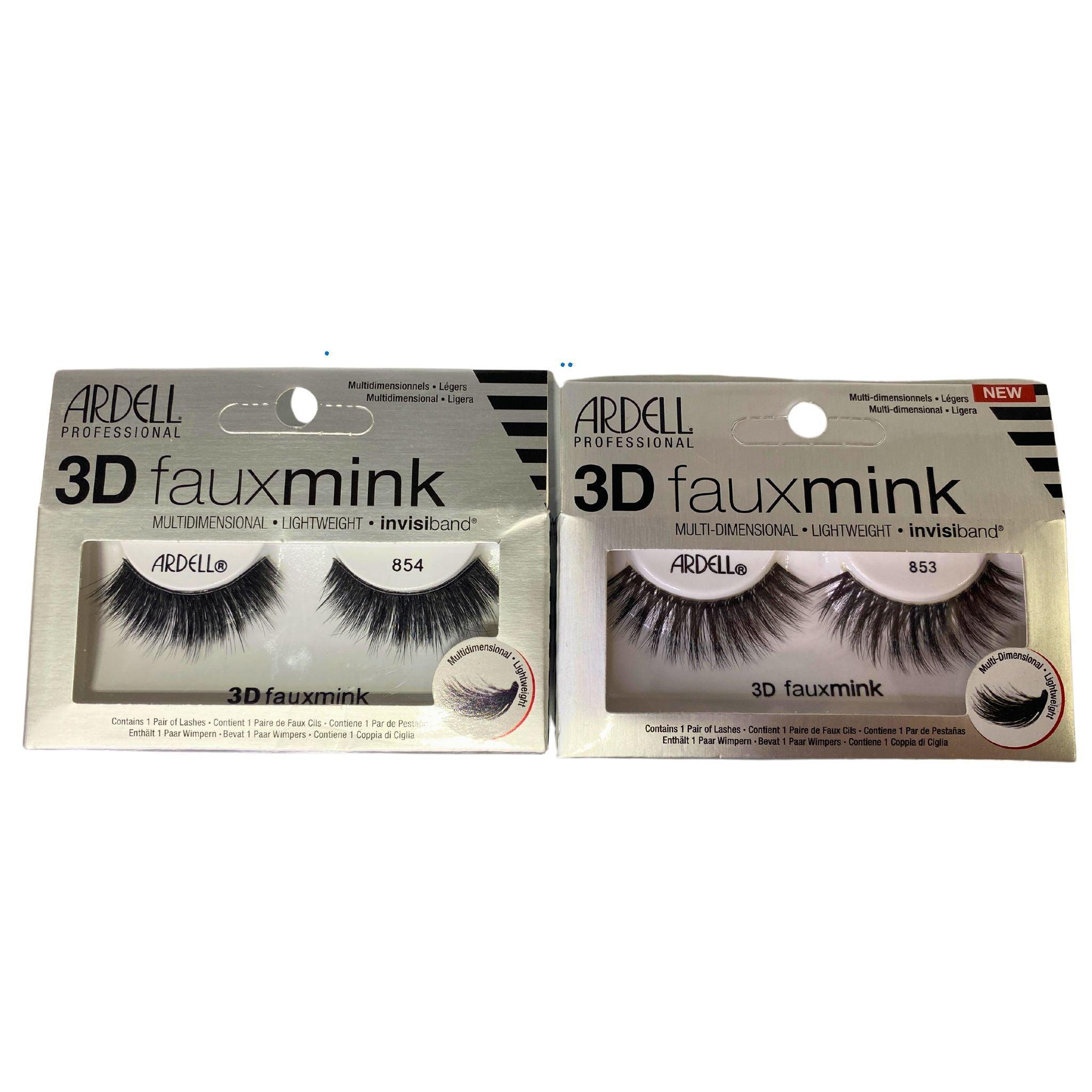 Ardell 3D Faux Mink Lashes Mixed Set - 75 Pcs Assorted Styles for Natural & Glamorous Looks - Perfect for Parties, Weddings & Everyday Wear
