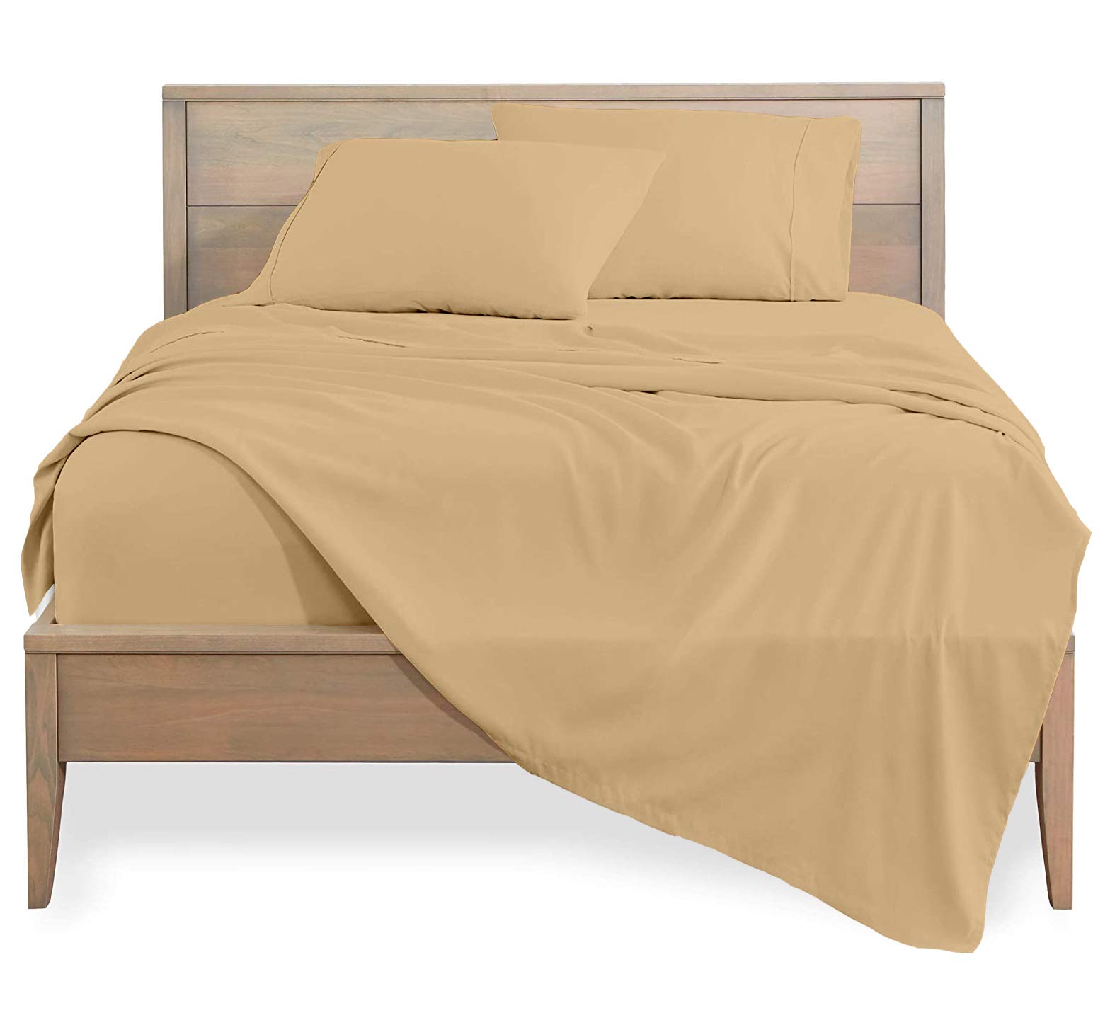 Luxury 1000 Thread Count Queen Size Sheet Set - 4 Piece Hotel Quality Bedding with Deep Pocket (Fits up to 16