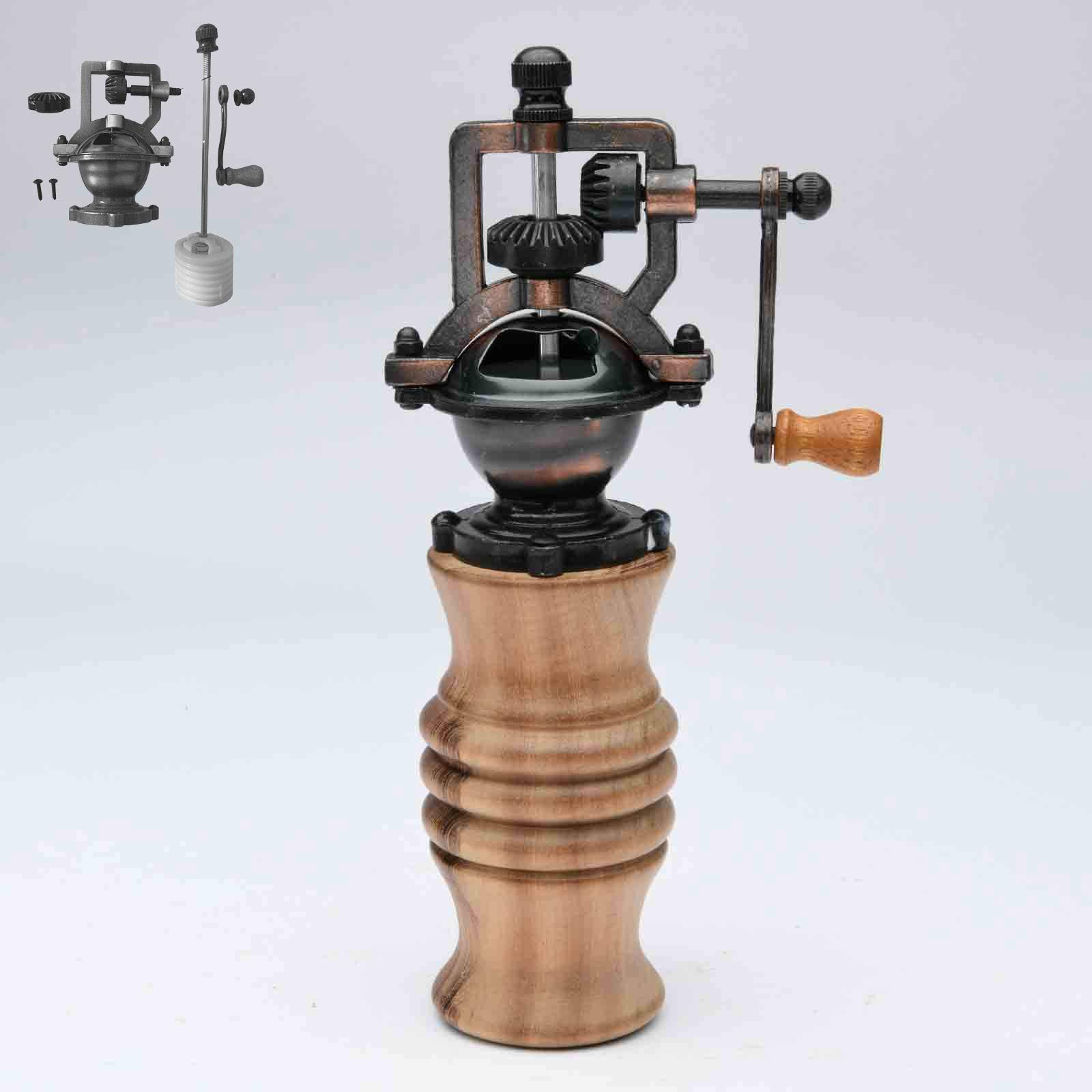 Penn State Industries PKGRIND12C EZ-Assemble Antique Copper Salt and Pepper Mill Grinder Mechanism Kit - Woodturning Project for DIY Kitchen, Dining & Home Decor - Perfect for Handmade Spice Grinders & Gift Ideas