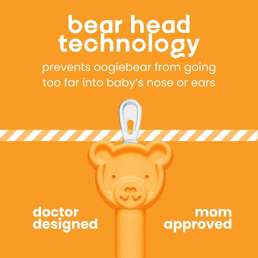 Oogiebear Baby Nasal Aspirator - Safe & Gentle Nose Cleaner for Newborns & Toddlers - Perfect for Congestion Relief, Colds, and Allergies - Ideal for Home, Travel, and Daycare Use