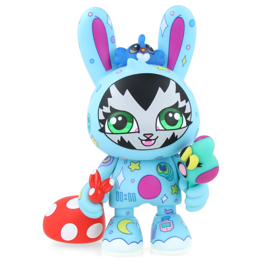 Persue Bunny Kitty Plush Toy - Superguggi Cute Stuffed Animal for Kids & Collectors | Perfect for Gifts, Bedroom Decor, and Cuddling