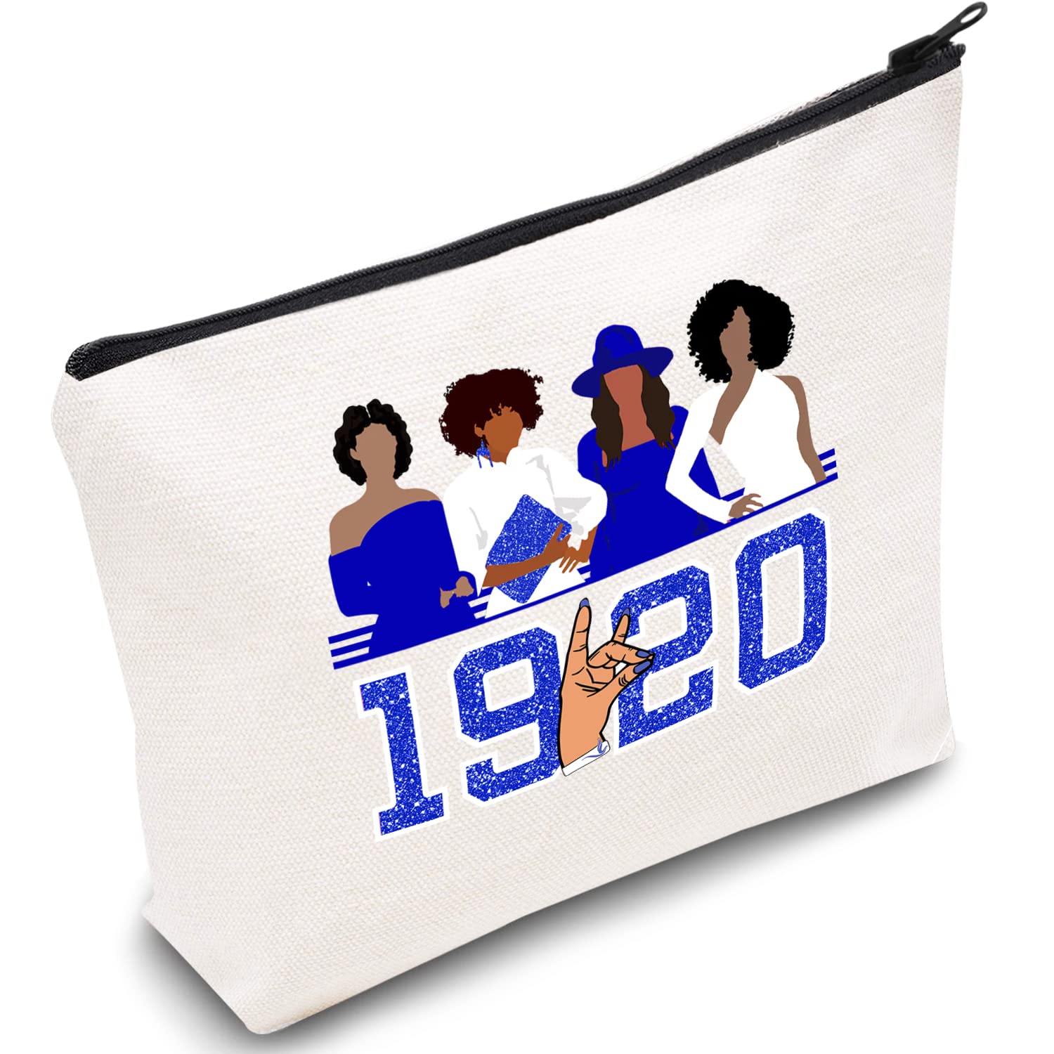 Sorority Zipper Pouch - Travel & Toiletry Bag for Women | Party & Birthday Gift