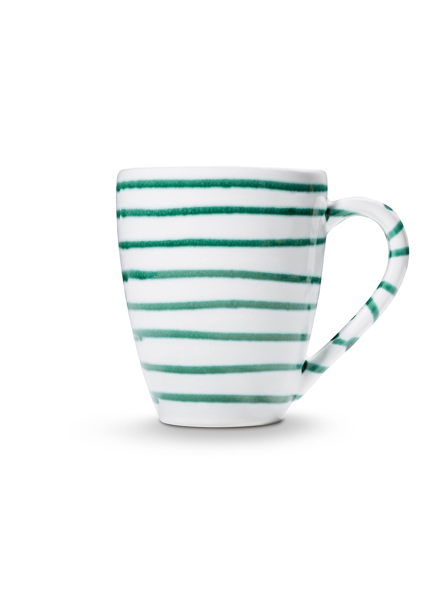 Green Swirl Ceramic Coffee Mug - 12oz Insulated Breakfast Cup for Tea & Hot Drinks - Perfect for Morning Coffee, Office Use & Gift Giving