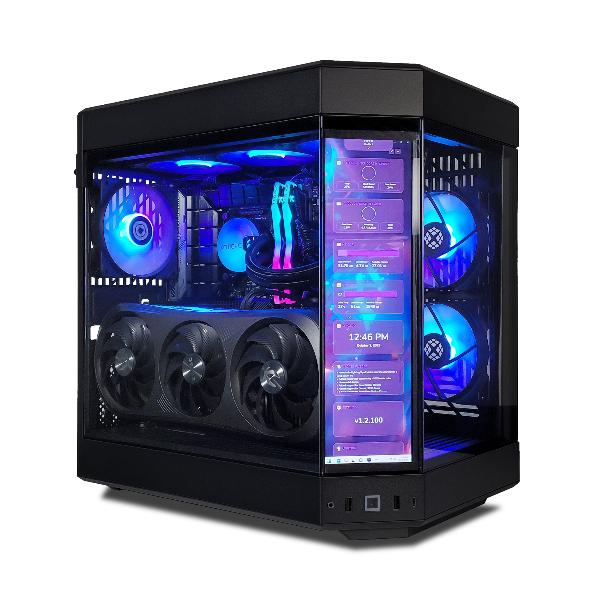 Y60 Ultimate Gaming PC - Prebuilt & Ready to Ship | High Performance Desktop Computer for Streaming, Esports & VR Gaming