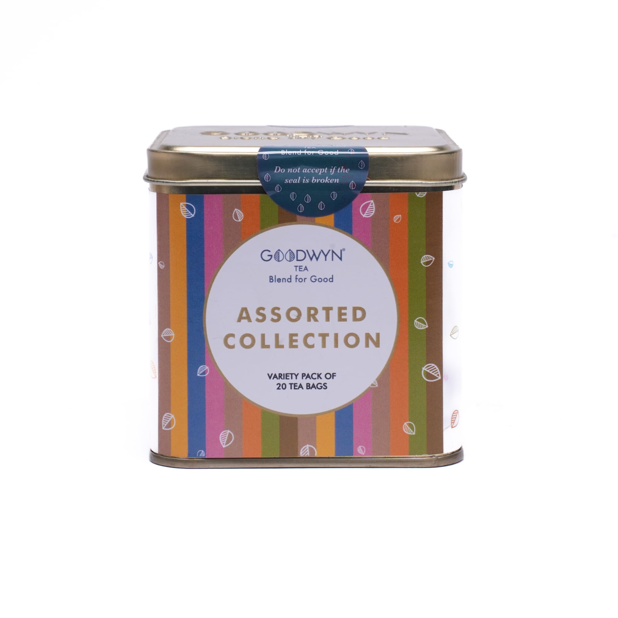 Goodwyn Assorted Tea Bags Gift Box - 20 Premium Tea Bags Variety Pack | Perfect for Gifts, Relaxation & Afternoon Tea