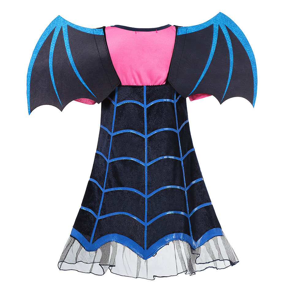 Vampire Costume for Girls - Sleeveless Halloween Dress for Kids | Perfect for Trick or Treating, Costume Parties & Spooky Events