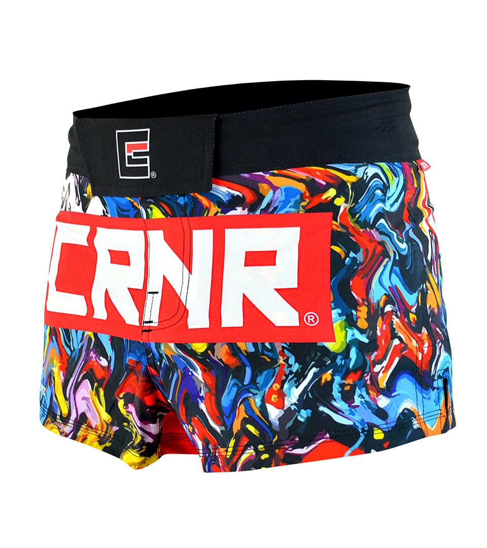 BOSS Fight Shorts - Quick Dry BJJ MMA Muay Thai Kickboxing Athletic Shorts for Men & Women | Training, Competition & Gym Workouts