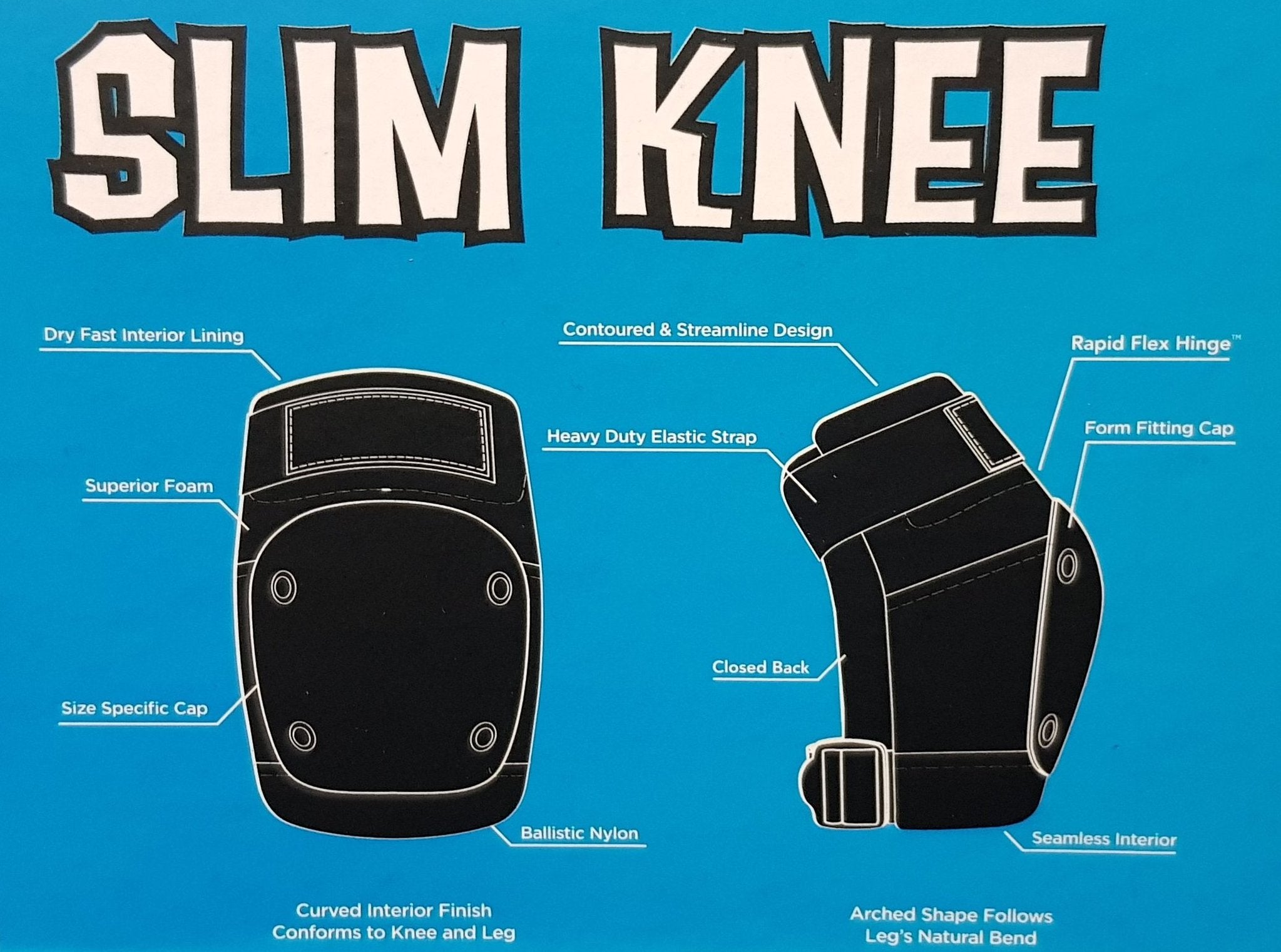 187 Slim Knee Pads for Work & Sports - Lightweight Black Knee Protection for Construction, Gardening, Volleyball & Yoga - Comfortable & Durable Knee Support