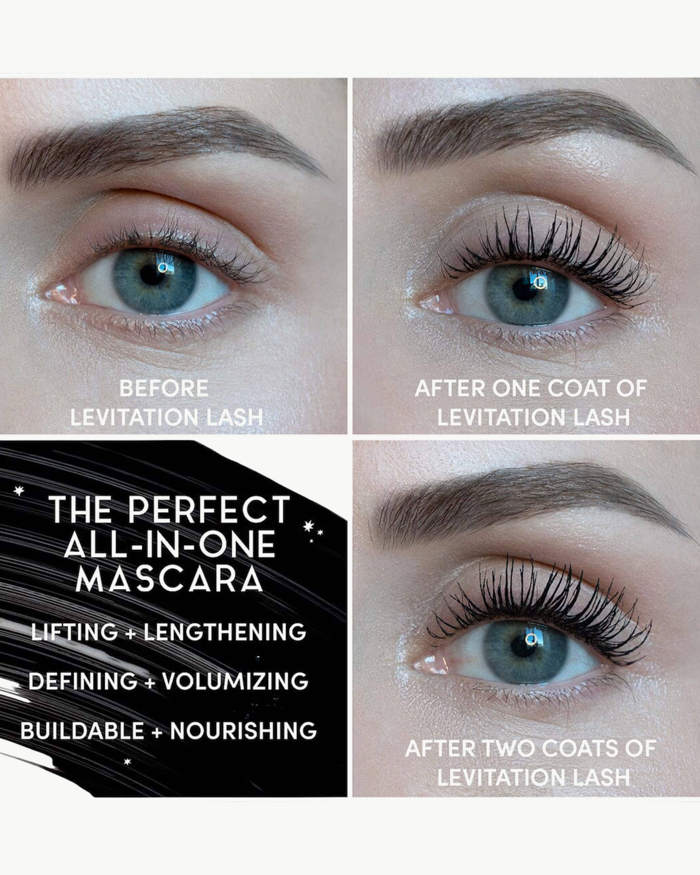 Best Levitation Lash Lifting & Lengthening Mascara - Volumizing, Waterproof, Smudge-Proof for Stunning Eye Makeup | Perfect for Daily Wear, Special Occasions & Professional Looks