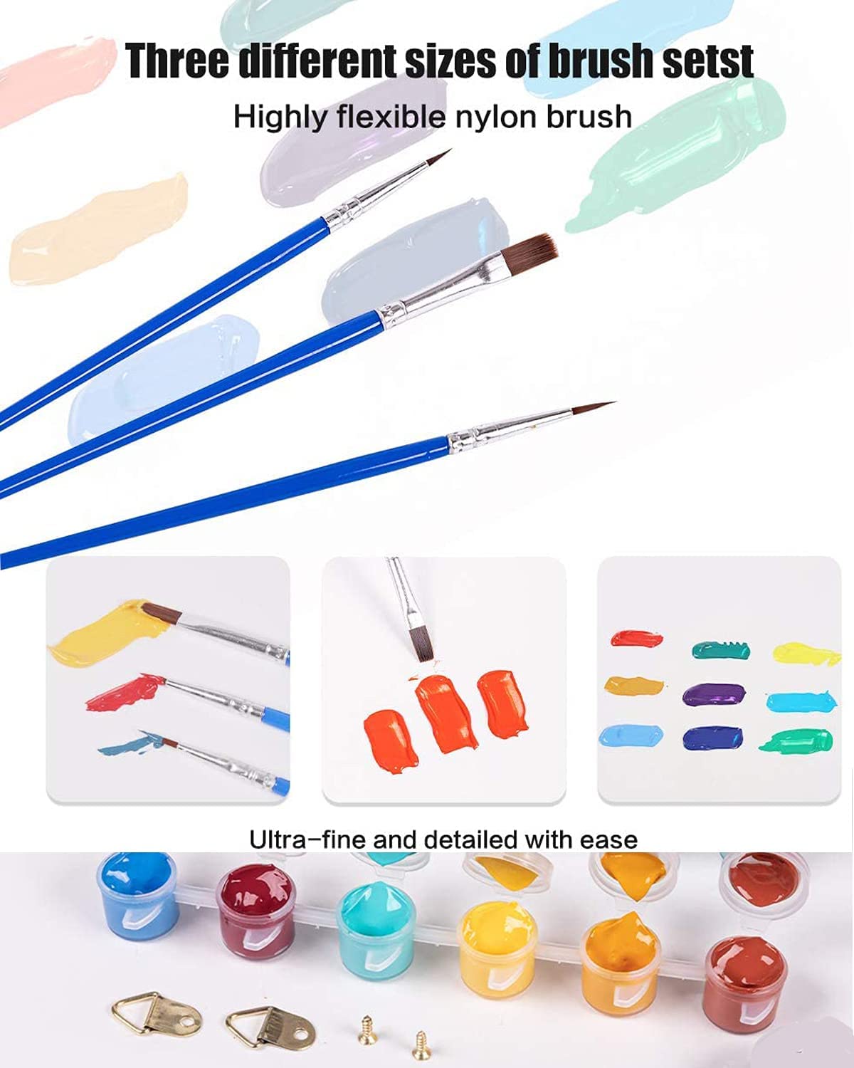 DIY Painting Kits for Adults - Maurice Quentin De La Tour Portrait Study Art Craft | Home Wall Decor for Living Room, Bedroom & Office