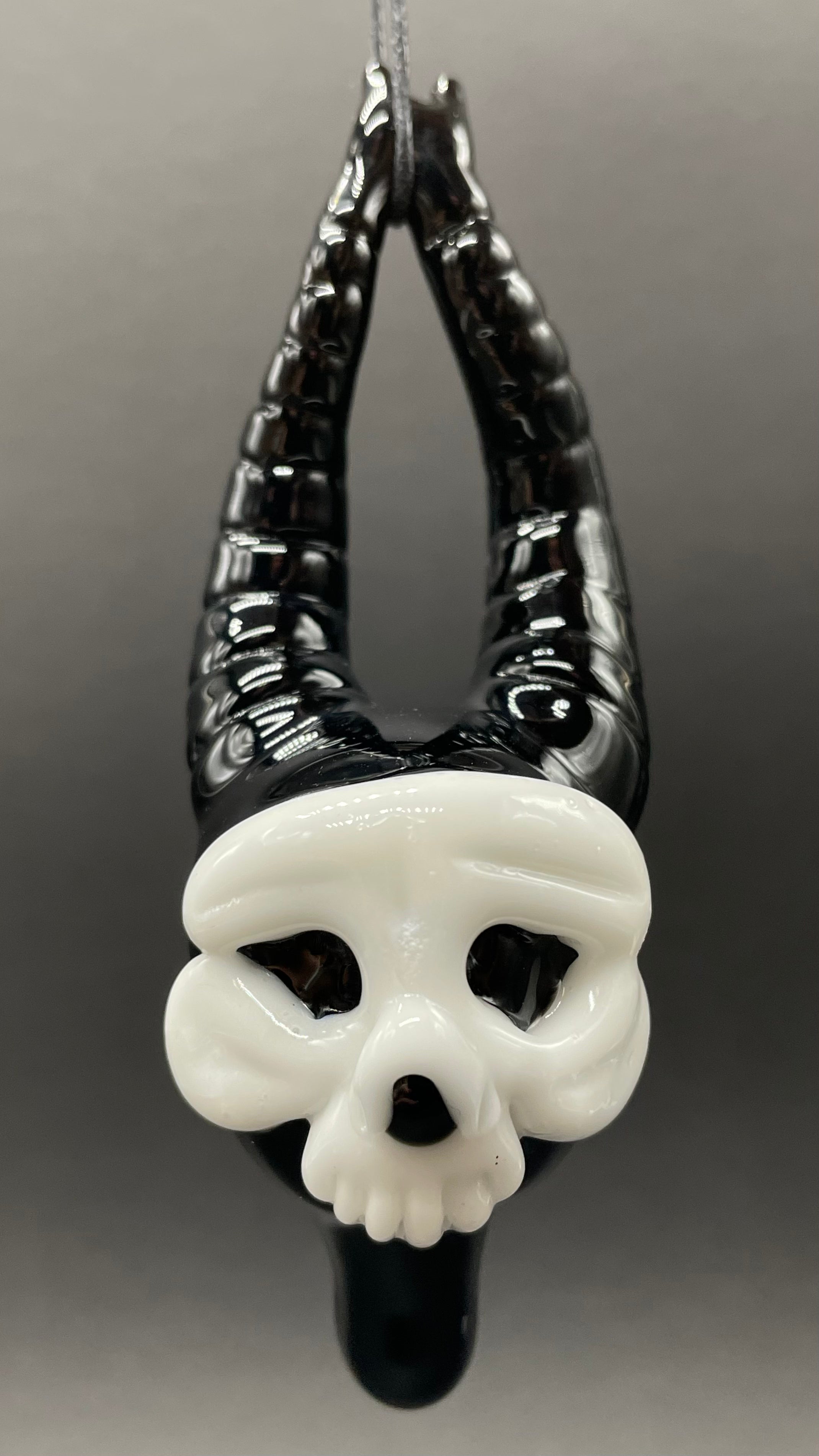 Evil Elf Pendant Necklace - Gothic Fantasy Jewelry for Cosplay, Halloween & Dark Aesthetic Fashion