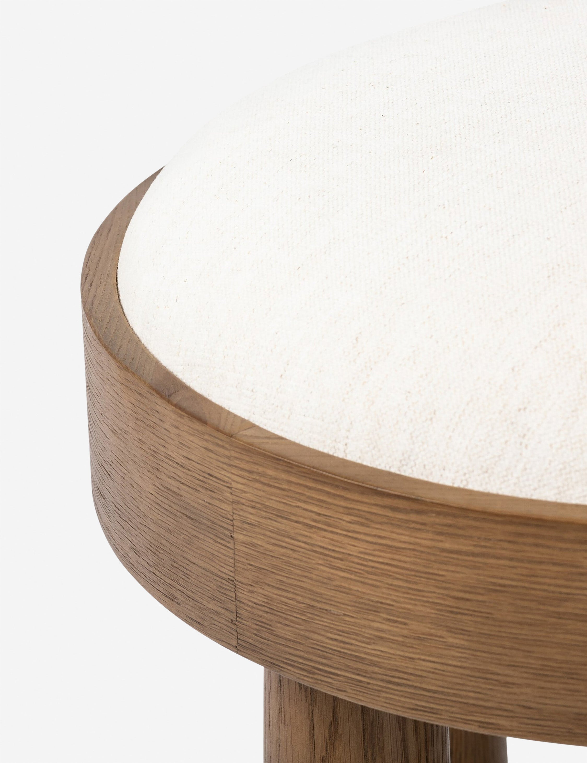 Armel Stool - Modern Wooden Bar Stool with Backrest for Kitchen Island, Breakfast Nook & Home Decor - Comfortable & Stylish Seating Solution