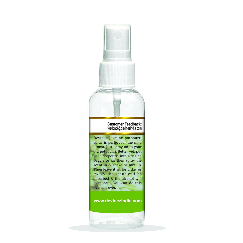 Devinez Jasmine Potpourri Room Spray - 100ml | Long-Lasting Floral Fragrance for Home, Office & Relaxation | Perfect for Aromatherapy & Stress Relief