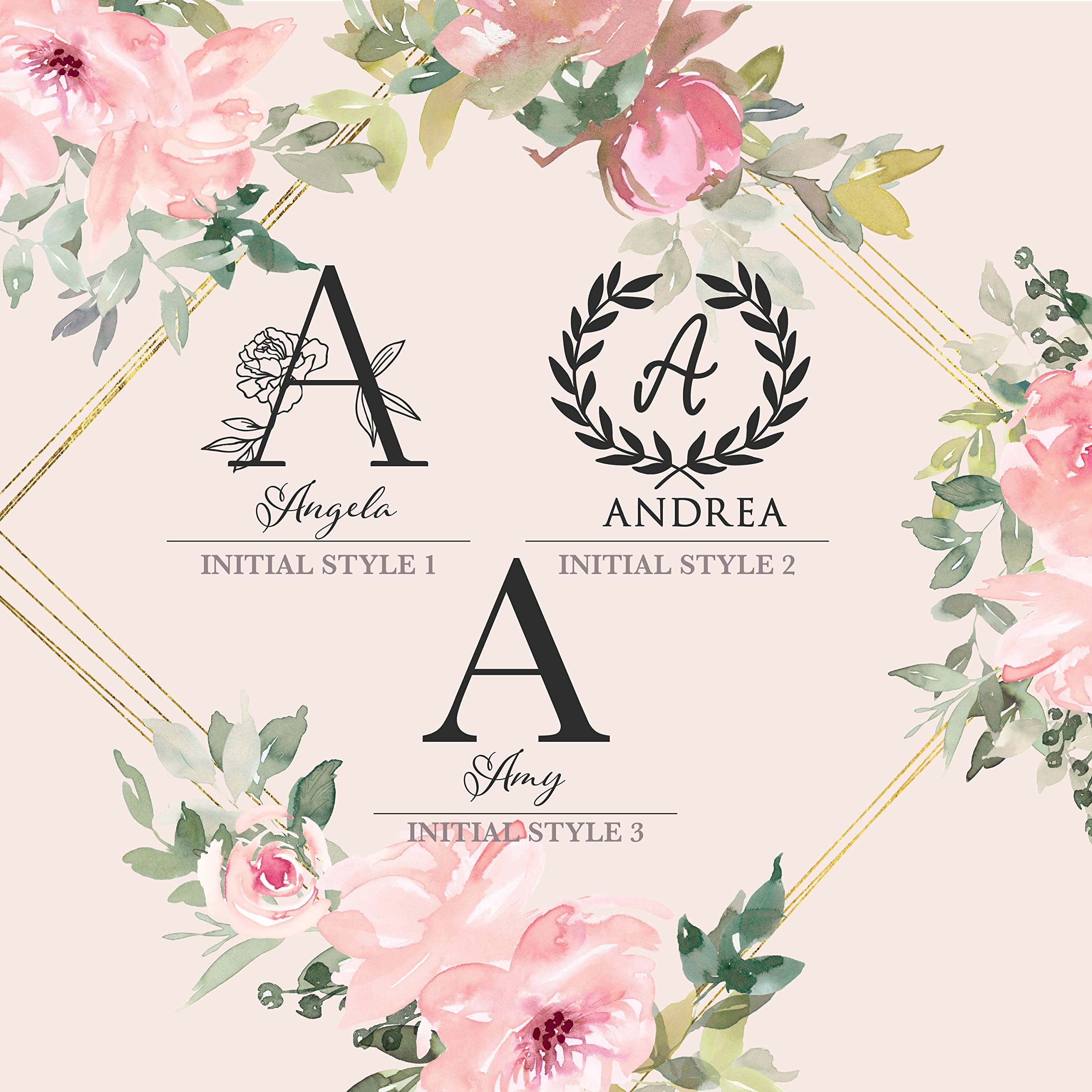 Personalized Jewelry Box Set of 6 - Custom Name & Initial Bridesmaid Proposal Gifts, 3 Elegant Designs, Travel Jewelry Organizer | Perfect for Bachelorette Party Favors, Wedding Accessories & Portable Jewelry Storage (White)