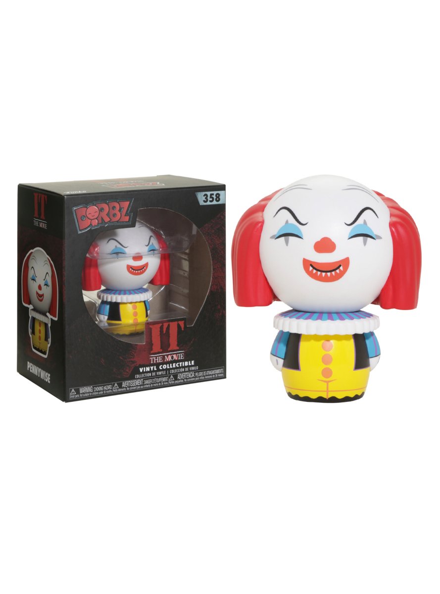Funko Dorbz Pennywise Collectible Figure - IT Movie Horror Character Toy for Halloween Decor, Pop Culture Collections & Gifts for Horror Fans