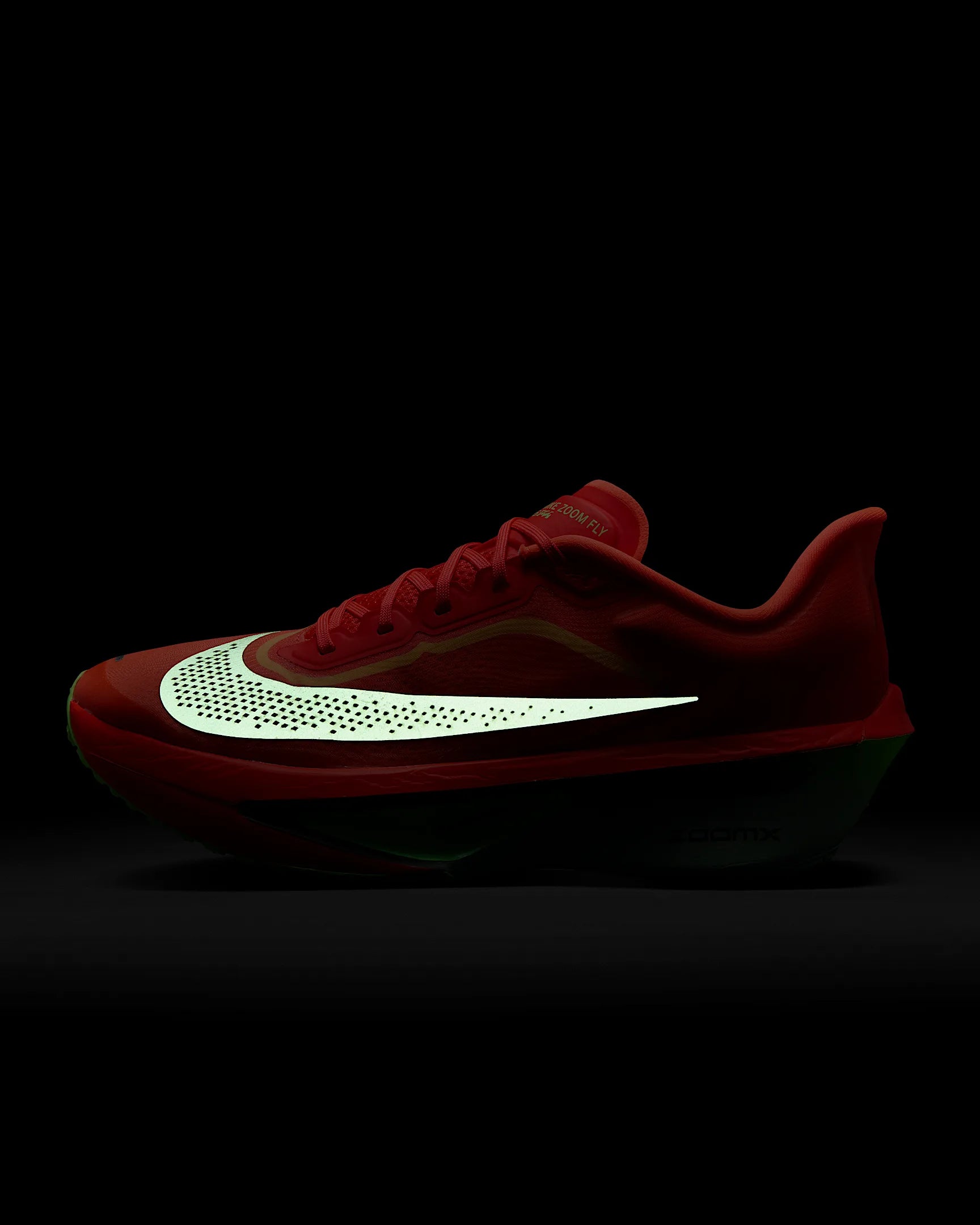 Nike Zoom Fly 6 Men's Running Shoes - Bright Crimson/Cave Purple (D Width) | Lightweight Cushioned for Marathon Training & Road Running