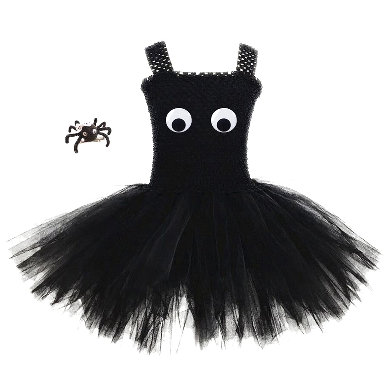 Kids Halloween Costume Dresses for Girls - Long Cosplay Dress & Skirt Set | Perfect for Halloween Parties, Dress-Up Play, and Themed Events