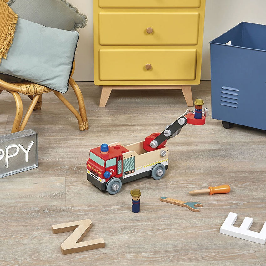 JANOD BRICOKIDS DIY Construction Truck Toy - Build Your Own Truck for Kids Ages 3+ | STEM Learning, Creative Play & Construction Fun | Perfect for Birthday Gifts & Indoor Activities