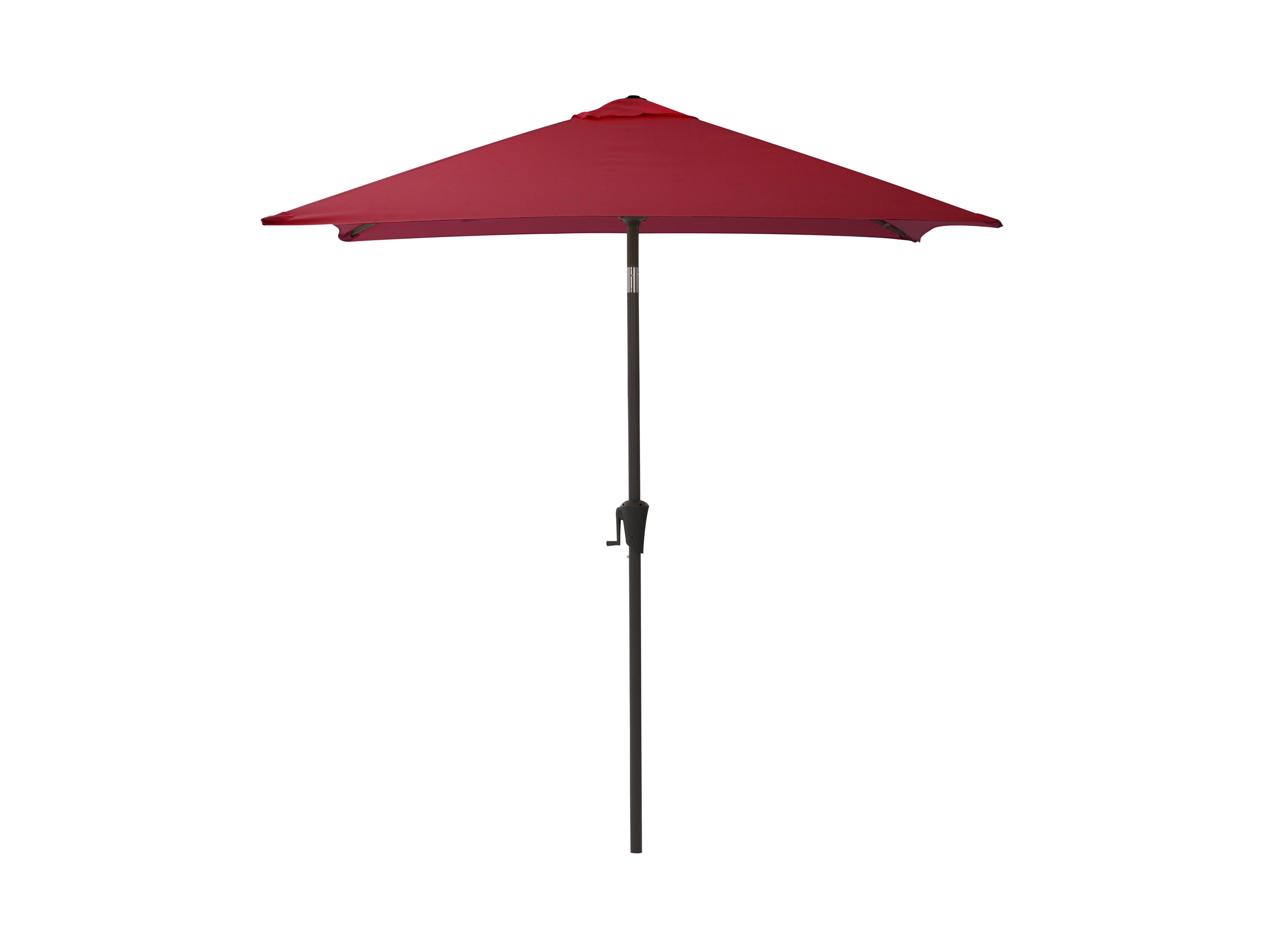9ft Square Wine Red Patio Umbrella - Outdoor Sun Shade for Garden, Poolside, and Backyard Relaxation