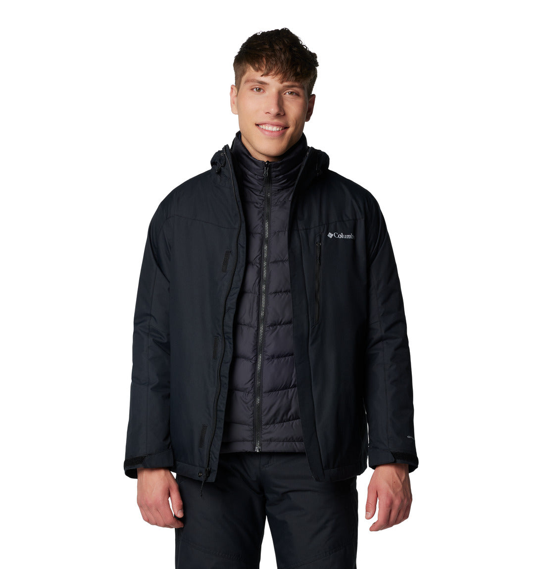 Columbia Whirlibird V™ Interchangeable Jacket for Men - Waterproof & Breathable Outdoor Jacket for Hiking, Skiing & Winter Adventures