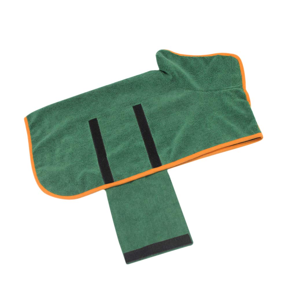 **Fast Drying Dog Bathrobe Towel - Super Absorbent Microfiber Pet Drying Coat with Hood for Dogs & Cats - XL Quick Dry Towel for Post-Bath, Grooming & Spa Time**
