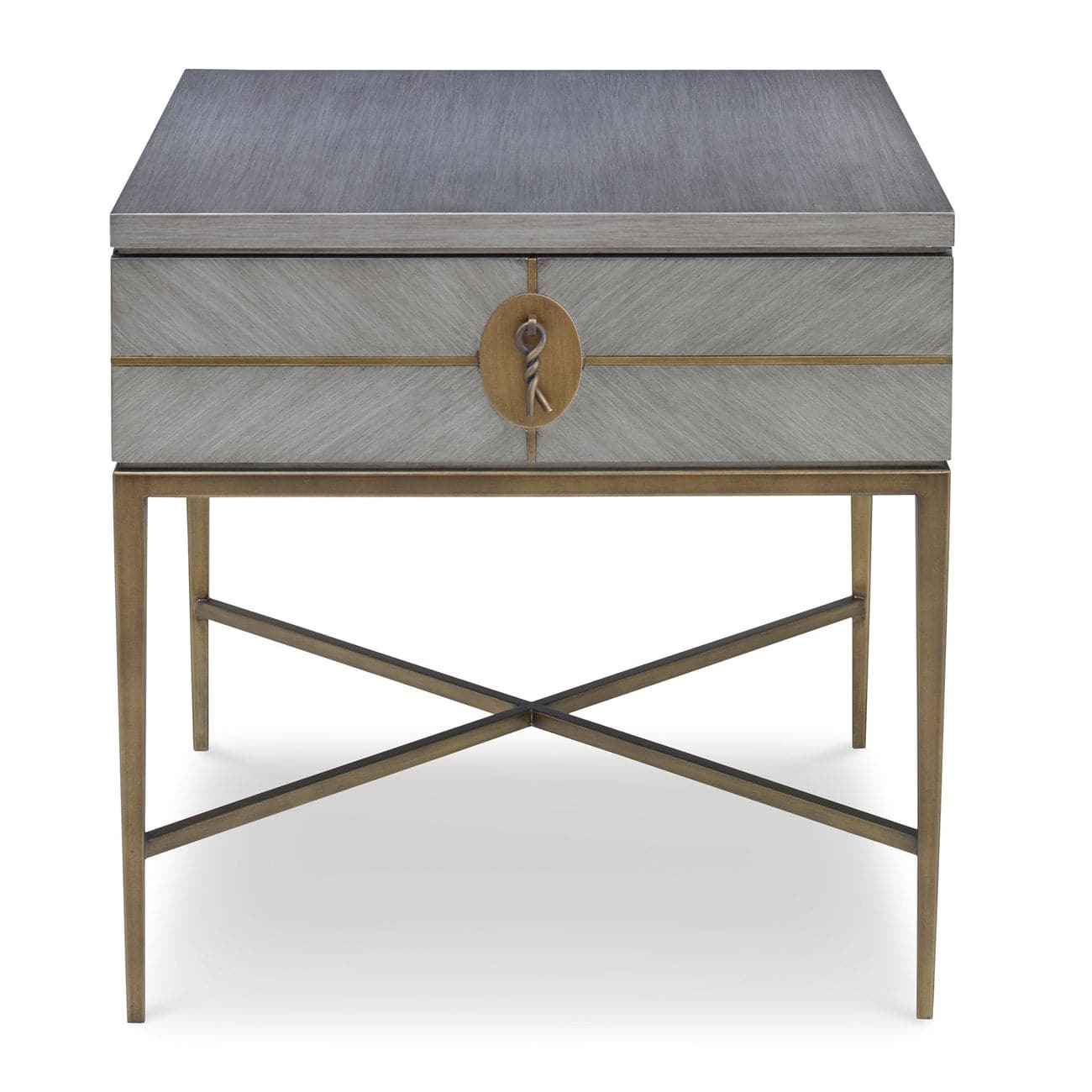 Modern Aperture End Table - Small Side Table for Living Room, Bedroom, Office - Perfect for Holding Lamps, Books, and Decor - Compact & Stylish Accent Furniture for Home Decor