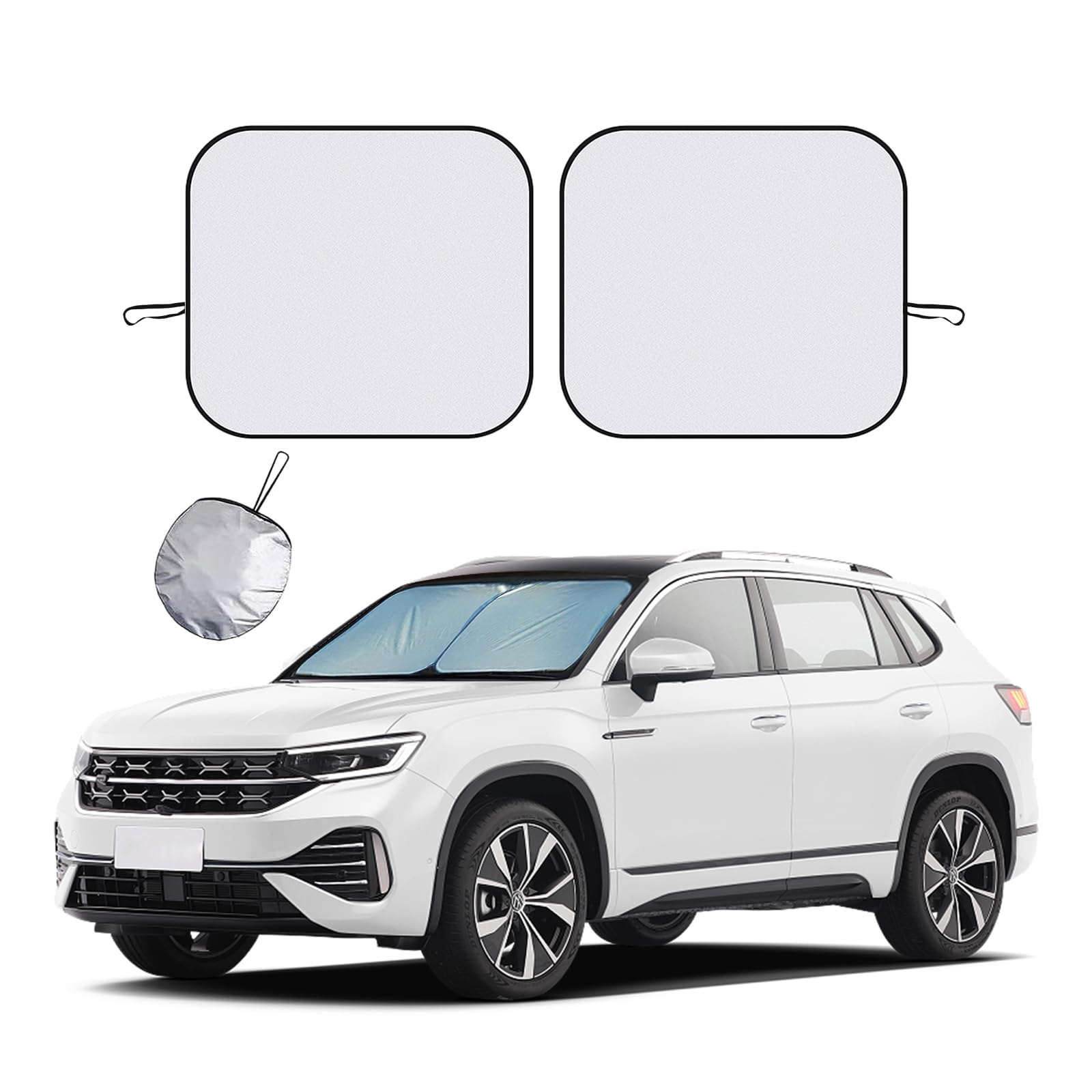Ziciner 2 Pack Car Windshield Sun Shade - 28