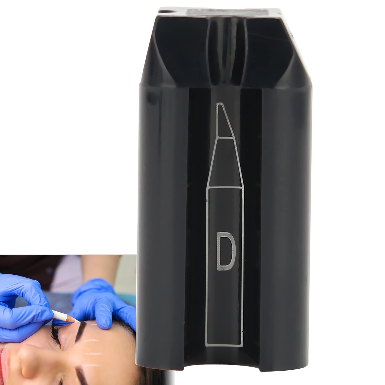 4 in 1 Eyebrow Pencil Sharpener - Duckbill Shape Makeup Sharpening Tool for Eyebrow, Eyeliner & Lip Pencils | Easy to Clean, Travel-Friendly & Compact | Perfect for Home, Travel & Professional Makeup Kits