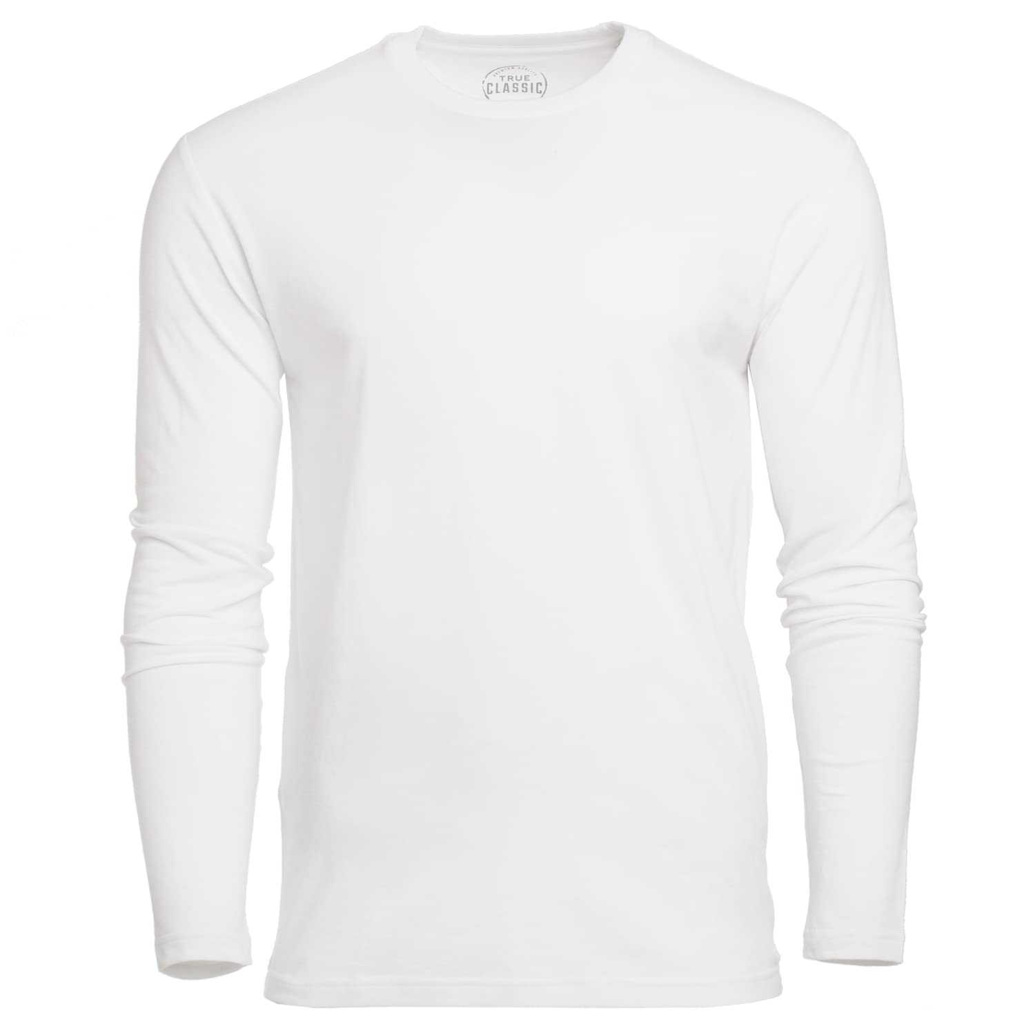 True Classic Long Sleeve Shirts for Men - Premium Fitted Crew Neck T-Shirts, Soft Cotton Casual Tees, Gifts for Dad/Husband/Boyfriend - Perfect for Work, Date Night & Everyday Wear
