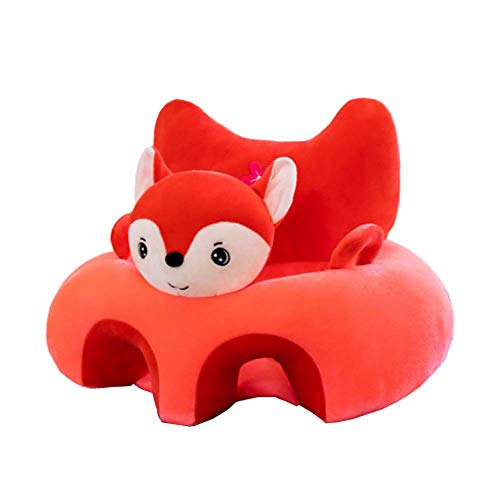 Soft Plush Baby Support Chair - Cartoon Animal Learning Sitting Seat for Infants 3 Months & Up | Perfect for Nursery, Playtime & Early Development