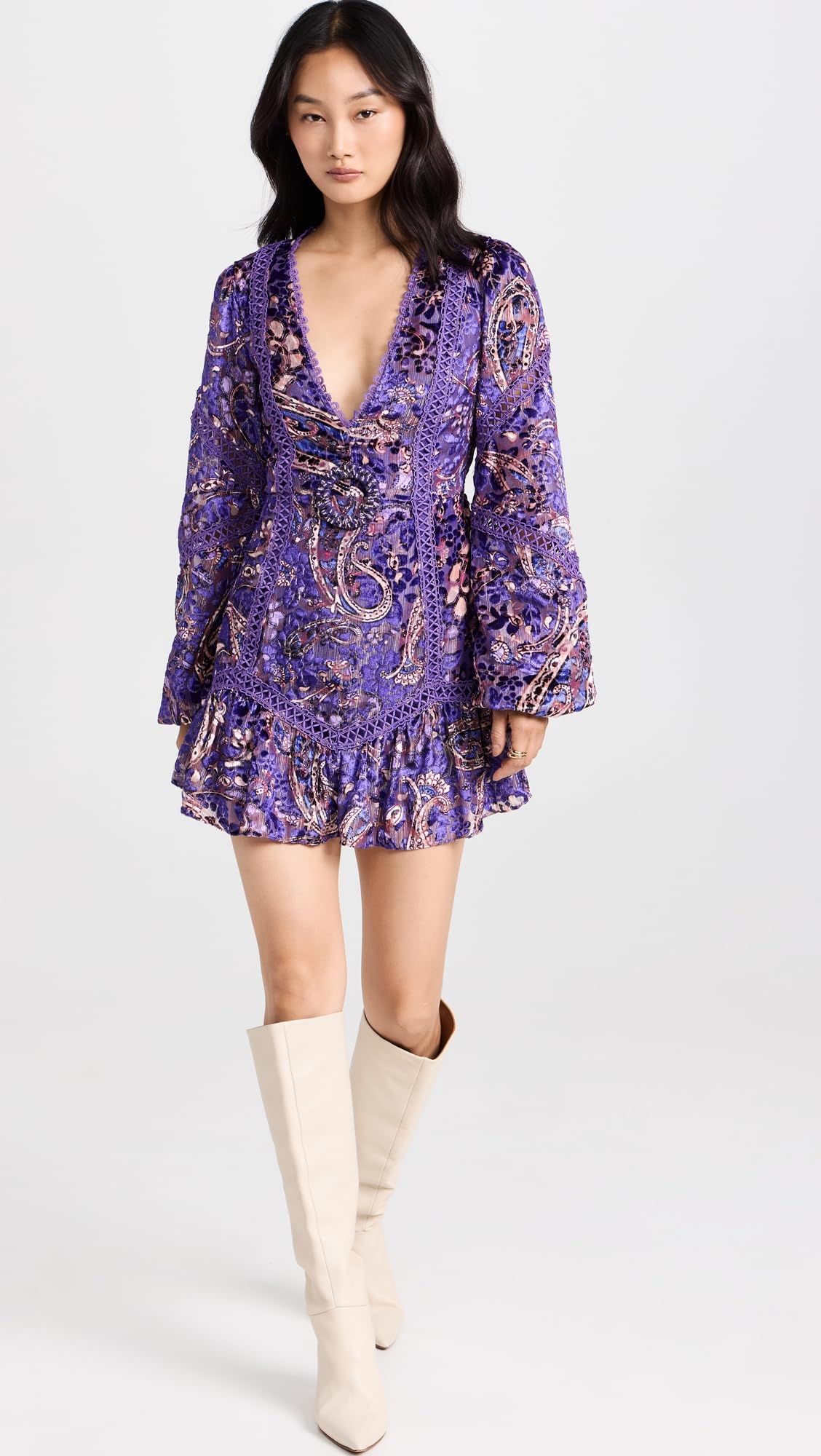 Women's Viha Short Sleeve Summer Dress - Flowy Casual Mini Dress for Women, Perfect for Beach, Party & Everyday Wear
