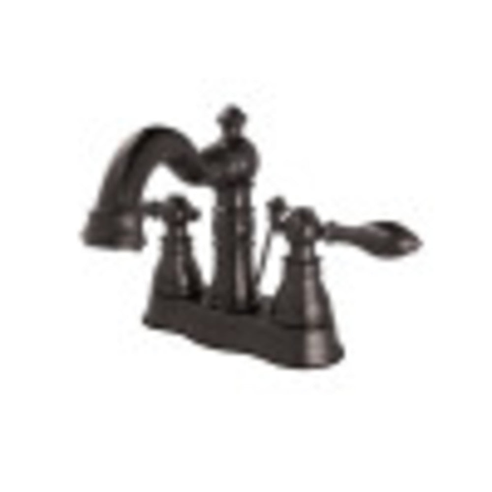 Fauceture FS1608ACL 4 Inch Centerset Bathroom Sink Faucet - Brushed Nickel Finish for Bathroom Vanity, Powder Room & Guest Bath Installation