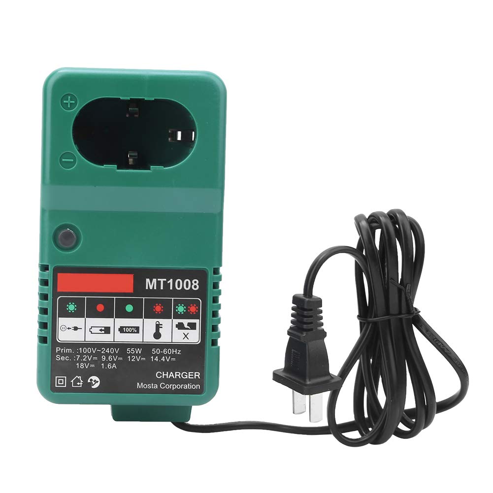 Universal Electric Drill Battery Charger 7.2V-18V for Power Tools - Compatible with 9.6V, 12V, 14.4V Batteries - Fast Charging for Cordless Drills, Screwdrivers & DIY Projects