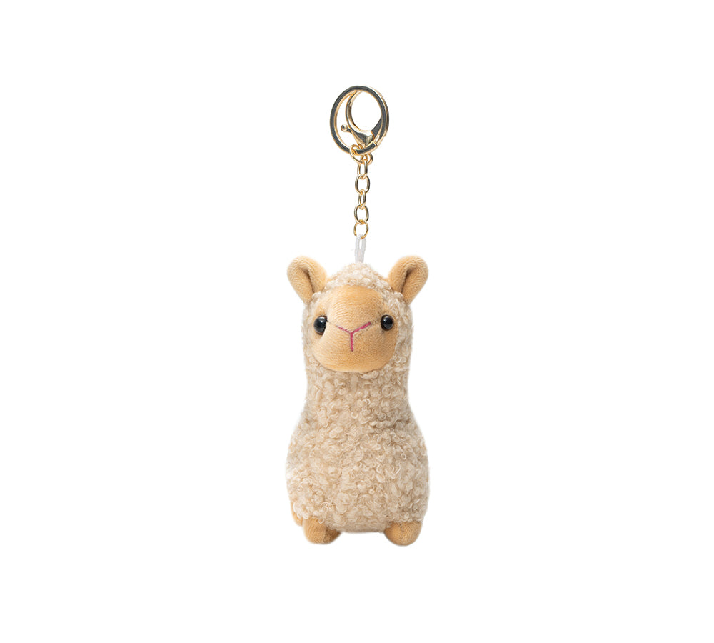 TARRAMARRA® Cute Plush Alpaca Keychain - Soft Stuffed Animal Keyring for Backpacks, Purses & Gifts - Perfect for Kids, Teens & Animal Lovers