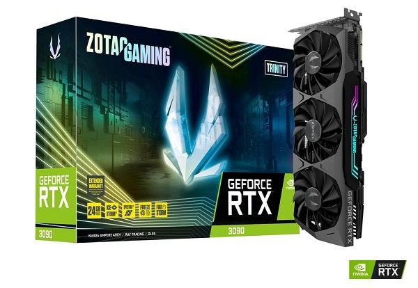 NVIDIA GeForce RTX 3090 Trinity 24GB GDDR6X Gaming Graphics Card - Ultimate 8K Gaming & 4K Video Editing Performance for PC Builders & Content Creators