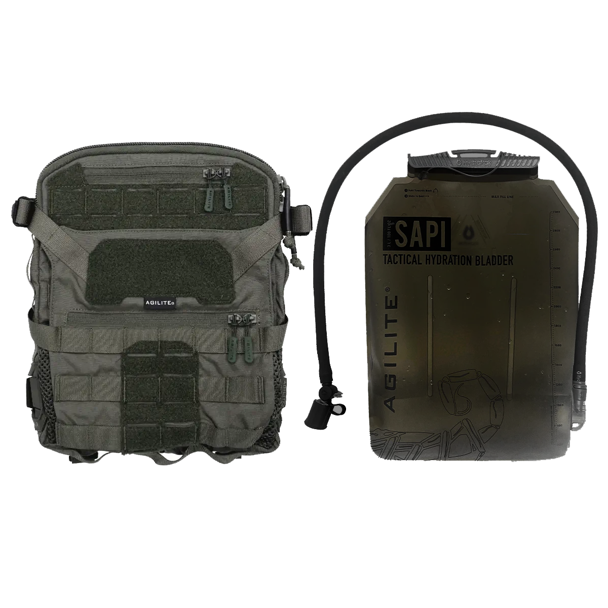 Agilite Micro MAP MOLLE-Compatible Tactical Pouch - Durable & Lightweight for Military, Hiking & Outdoor Gear - Available in Multiple Colors
