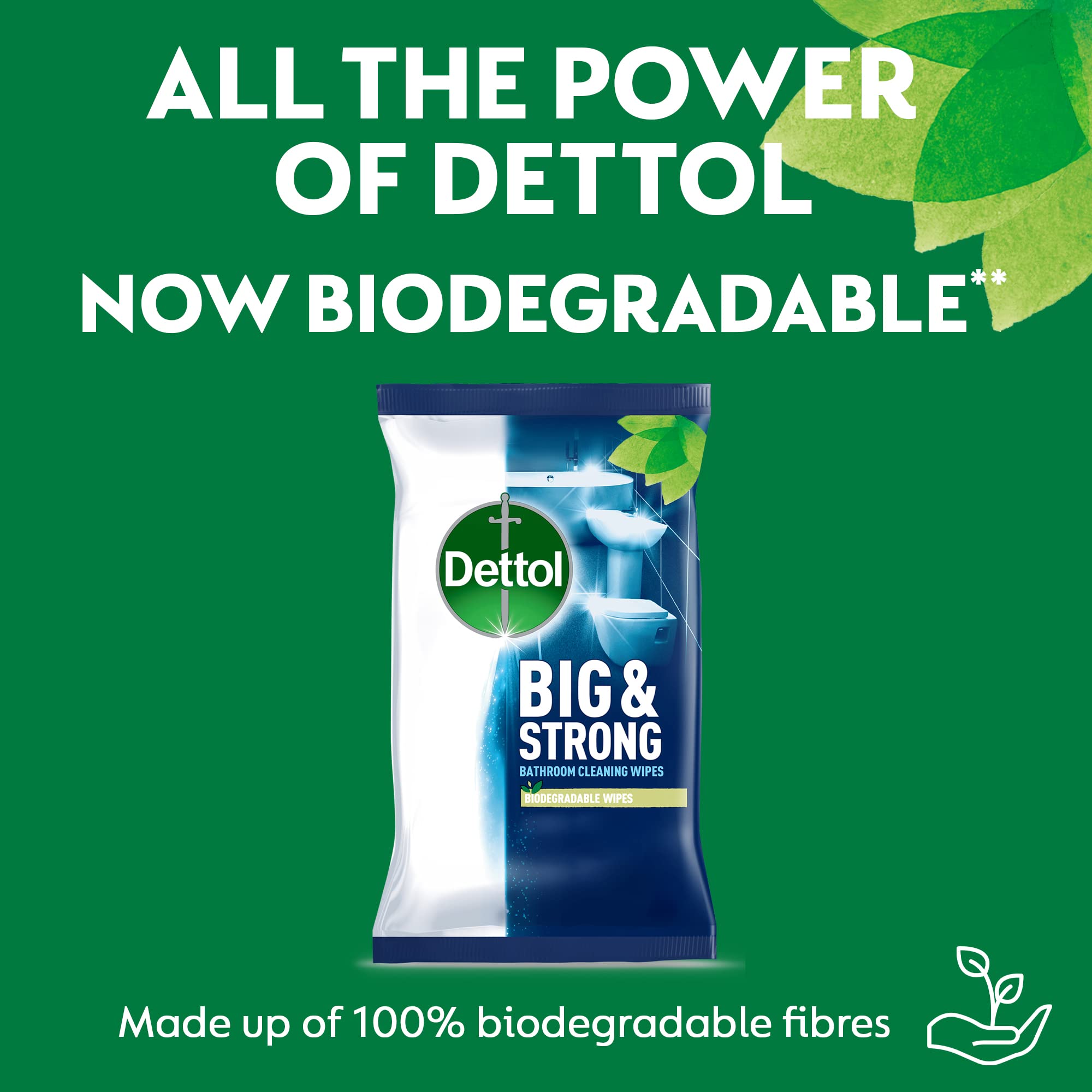 Dettol Antibacterial Biodegradable Cleaning Wipes - Citrus Scented Disinfectant for Kitchen, Bathroom & Multi-Surface Use | 3-Pack Value Bundle | Perfect for Home, Office & Travel Sanitizing