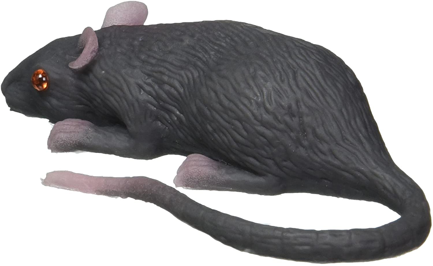 2 Realistic Fake Rubber Mice - Halloween Prank Props for Office, Home, and Party Decorations