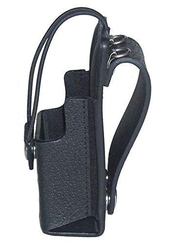 Durable Leather Carry Case for Motorola HNN9013CR Two-Way Radio - Fixed Belt Loop & Full Display Protection | Perfect for Construction, Security & Outdoor Communication