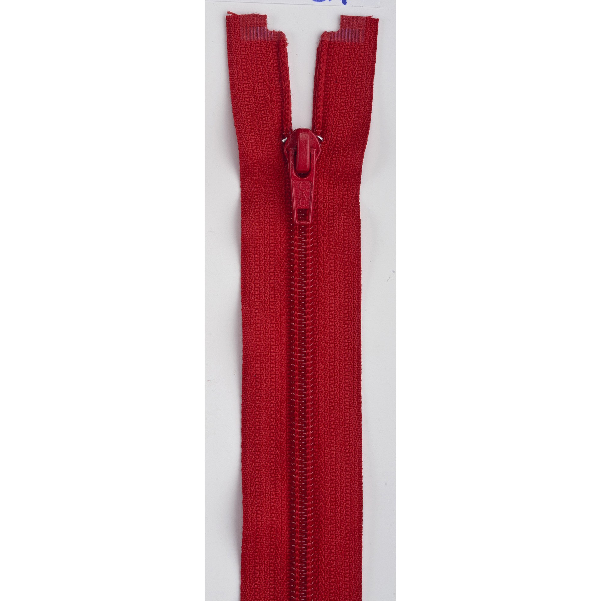 Atom Red Coil Separating Zipper - Heavy Duty YKK Zipper for Jackets, Bags & Outdoor Gear - Perfect for DIY Sewing & Fashion Design Projects