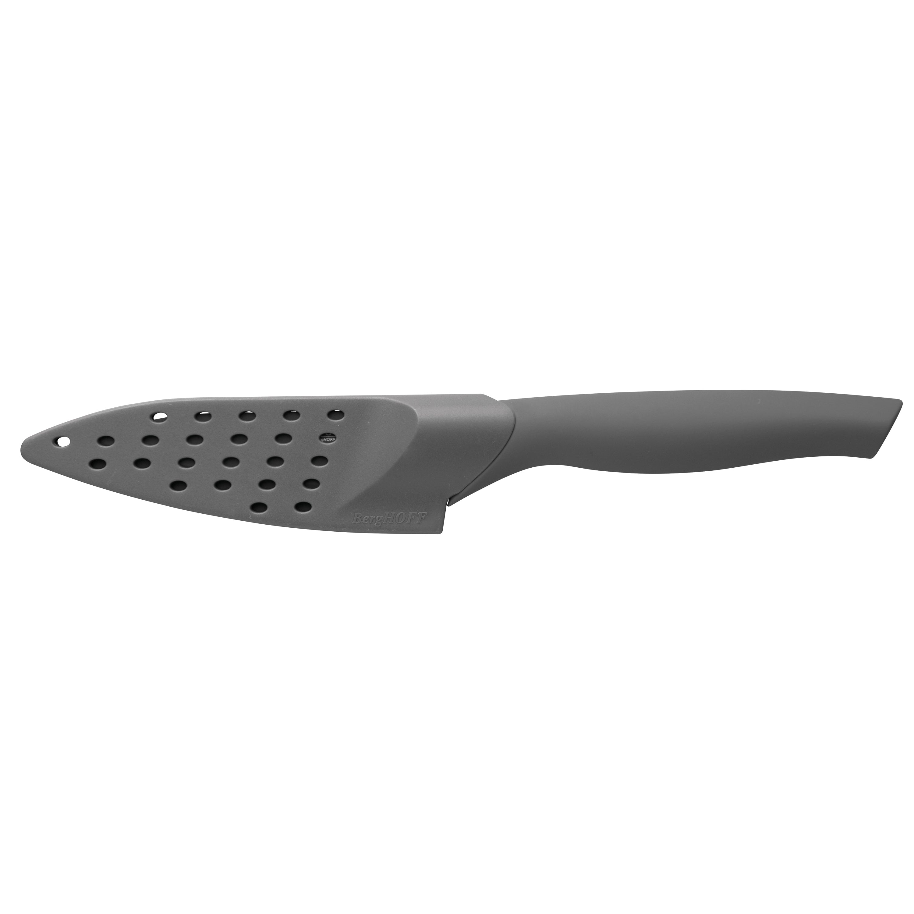 BergHOFF Essentials 8-Inch Stainless Steel Chef's Knife with Protective Sleeve - Professional Kitchen Knife for Chopping, Slicing & Dicing - Perfect for Home Cooks & Professional Chefs